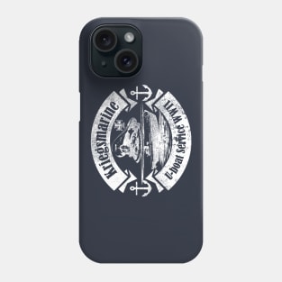 WW2 Kriegsmarine U-boat Service (distressed) Phone Case