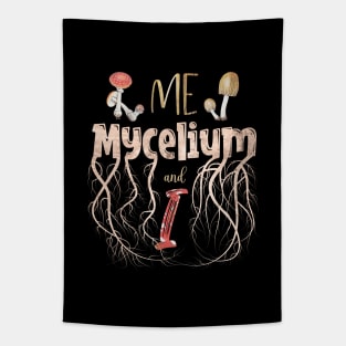 Mycologist Introvert Pun - Me, Mycelium & I Tapestry