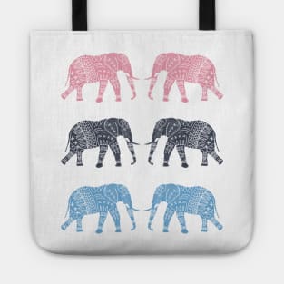 Elephant Pattern Tote