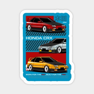 Retro Honda CRX Magnet