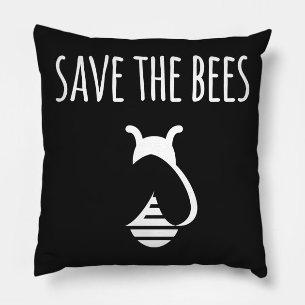 Save the bees Pillow by hoopoe