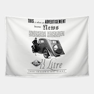 RILEY 1 1/2 LITRE - advert Tapestry