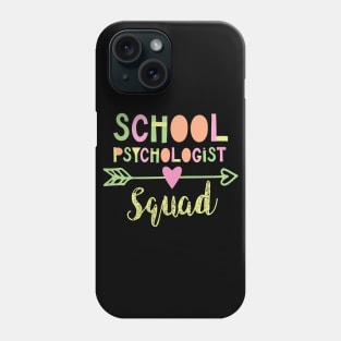 School Psychologist Squad Phone Case