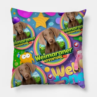 Weimaraner dog gift v2 Pillow