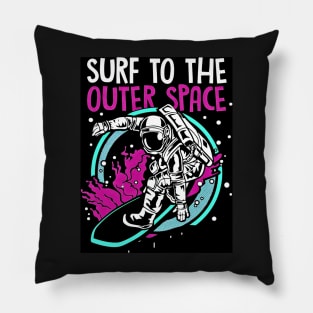 Surf to the Outer Space - Best Selling Pillow