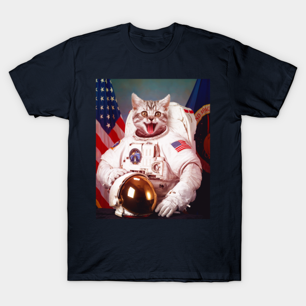 Astrocat - Colorful - T-Shirt