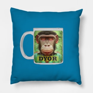 Funny Bored Animals DYOR Meme Pillow