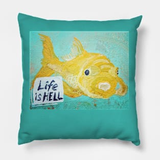 Who gave the goldfish a sharpy? Pillow