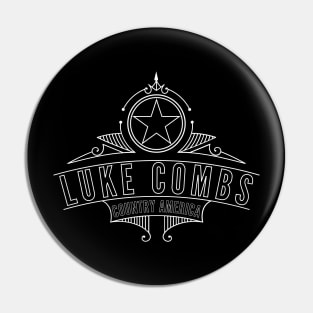 Luke combs vintage Pin