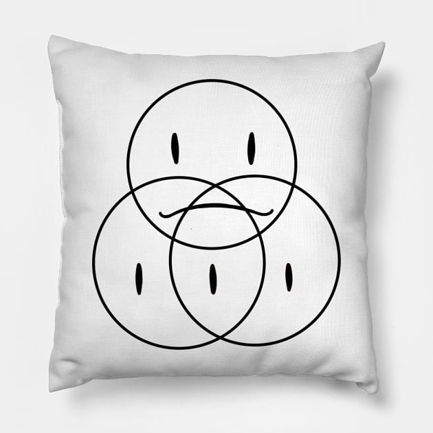 no mood Pillow by laura.korsakova