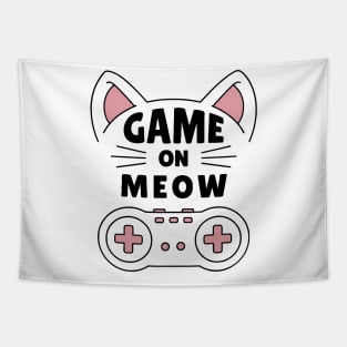 GAME ON MEOW Tapestry