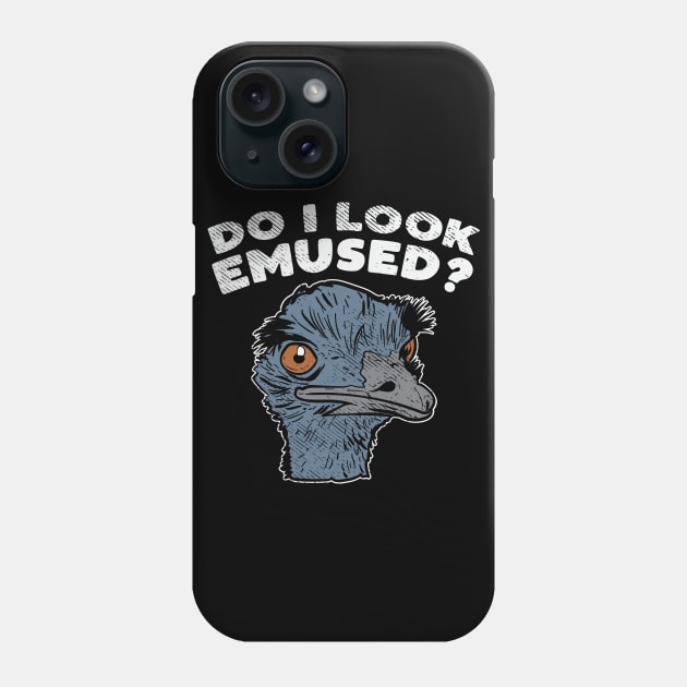 Funny Emu Bird Gifts, Funny Emo Music Quote - Emu Bird Gift - Phone Case