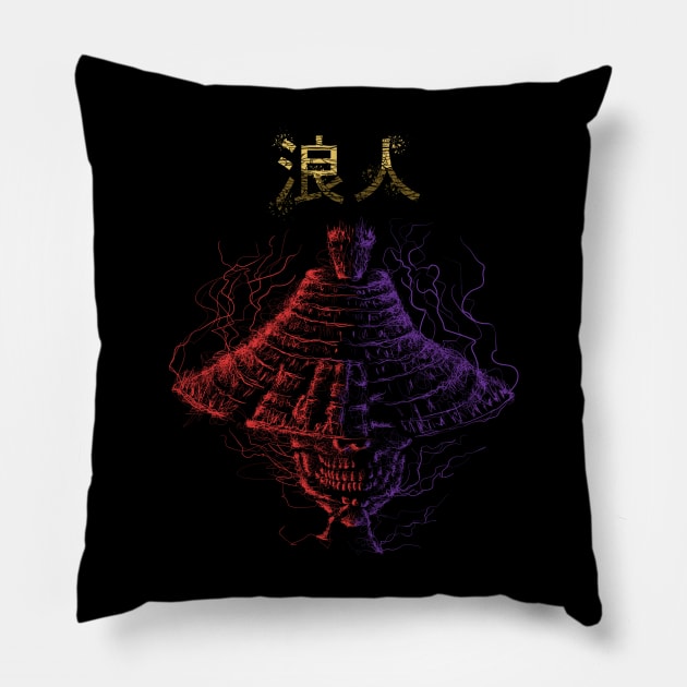 Scribble Ninja Skull Pillow by scribble13