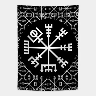 Viking Compass Vegvisir Tapestry