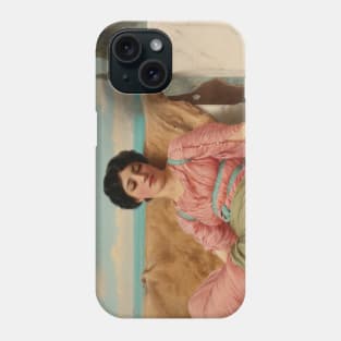 The Quiet Pet by John William Godward Phone Case