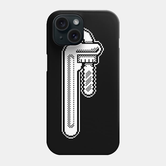 vertical wrench - 1bit pixel art Phone Case by pixel eats sugar