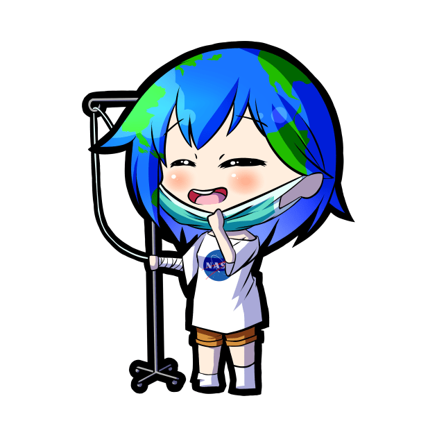 Chibi Earth-chan by MangaXai