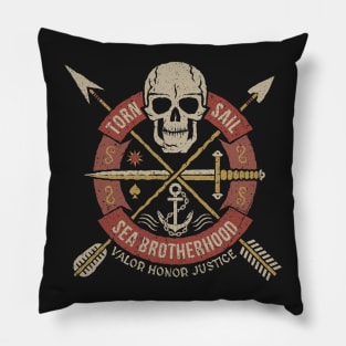 Pirate skull logo Pillow