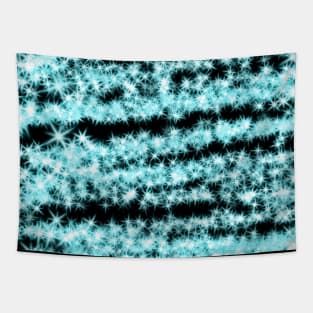 Blue sparkle glitter art texture design Tapestry