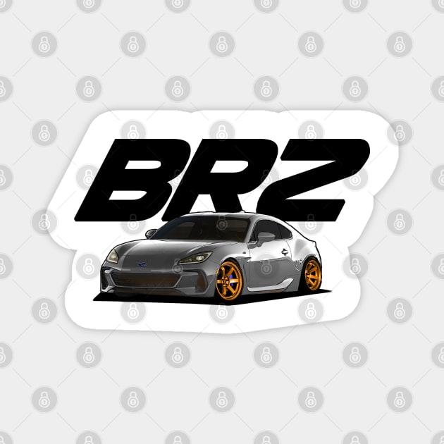 2022 Subaru BRZ Grey Magnet by Woreth