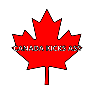 Canada Kicks Ass! Large v1 T-Shirt