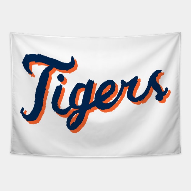 Detroit Tigeeeers Tapestry by Very Simple Graph