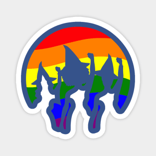 Witches Vote-Gay Pride! Magnet