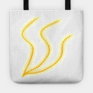 Grass flower pattern blowing in the wind, very ordinary but not ordinary. Tote