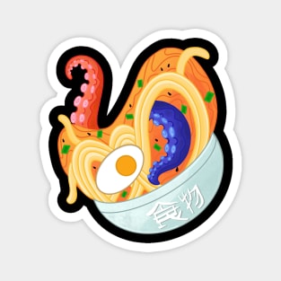 Octopus Ramen Japanese Magnet