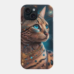 Radiant Bengal Cat Phone Case