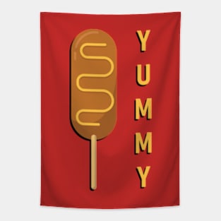 Delicious Corn Dog - YUMMY Tapestry