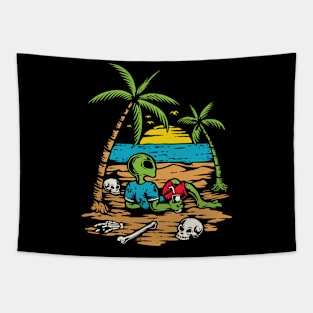 Alien summer Tapestry