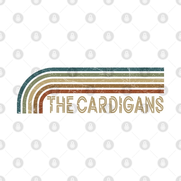 The Cardigans Retro Stripes by paintallday