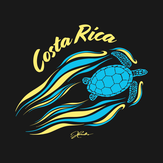 Costa Rica, Sea Turtle Pushing the Envelope by jcombs