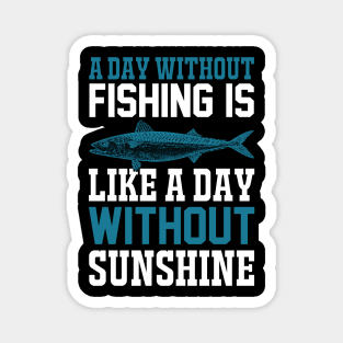 A Day Without Fishing Is Like A Day Without Sunshine Magnet