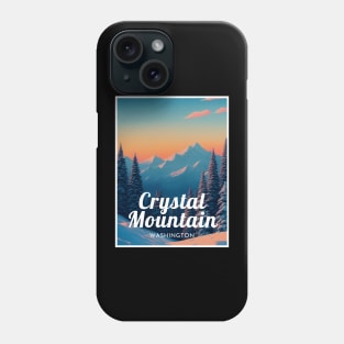 Crystal Mountain Washington United States Ski Phone Case