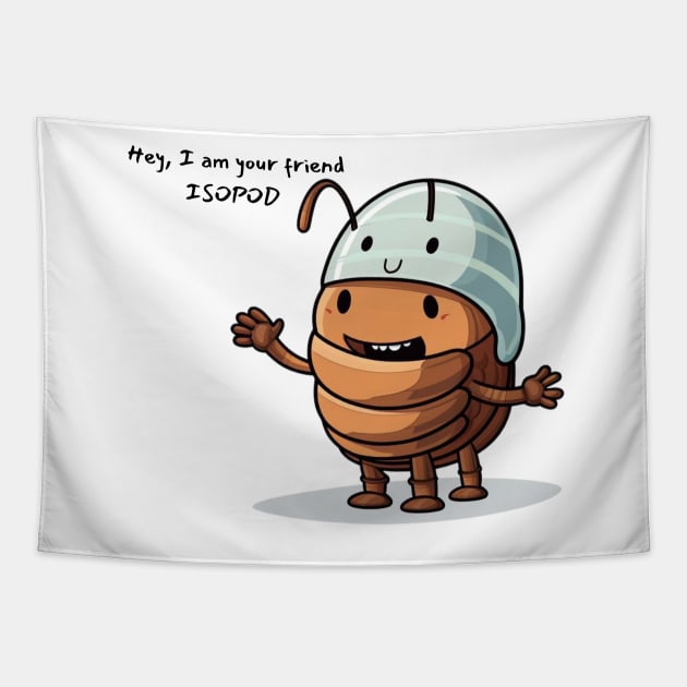 Dairy Cow Isopod Tapestry by Riverside-Moon