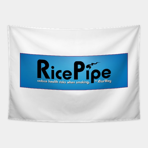 Rice Pipe - The Rice Way to Smoke Tapestry by DankSpaghetti