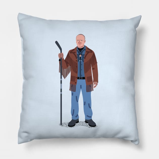 Cherokee Jack Pillow by Elad Shagrir