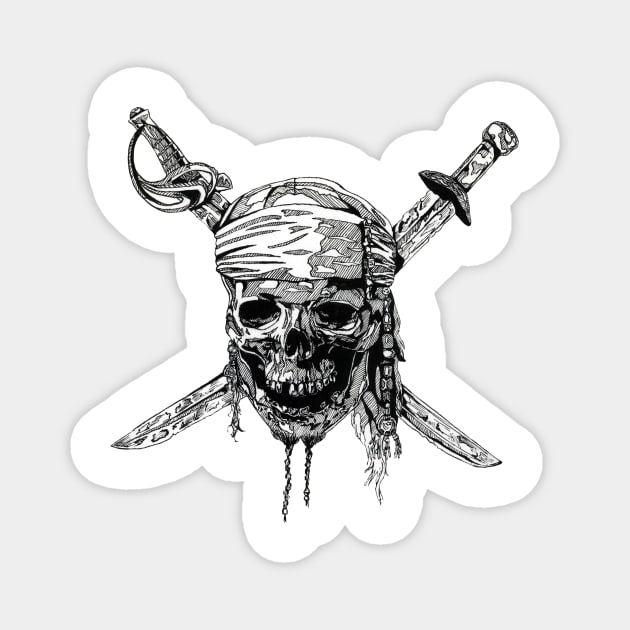 pirates of the caribbean Magnet by rebelshop