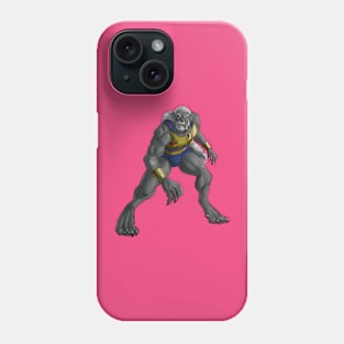 Wolf is angry Phone Case