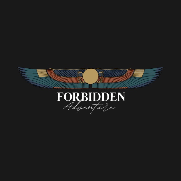 Forbidden Adventure logo WHITE by Project Illumination