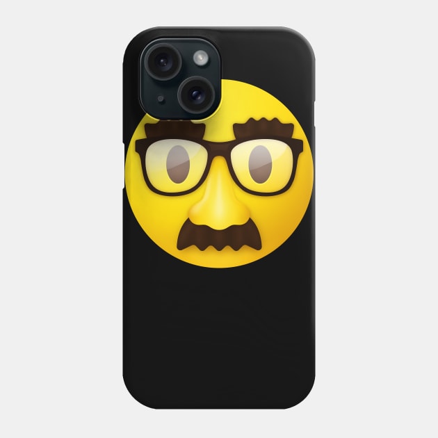 Disguised face emoji Phone Case by Vilmos Varga