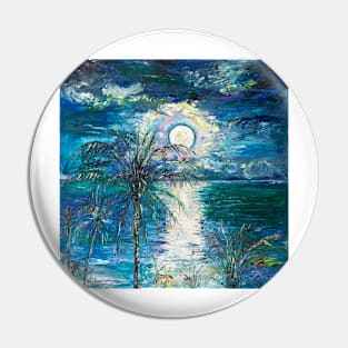 Hawaii. Moonlit Night Pin