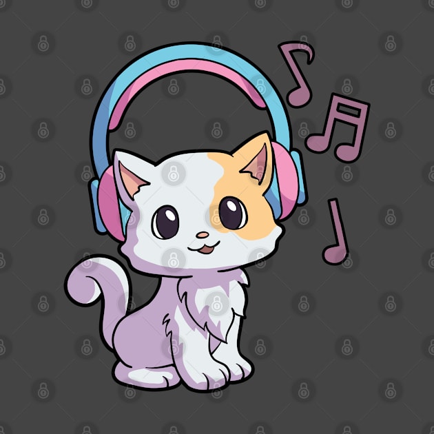 Cute Anime Cat K-Pop Kawaii Neko Cat Lover KPop Fan Otaku by Blink_Imprints10