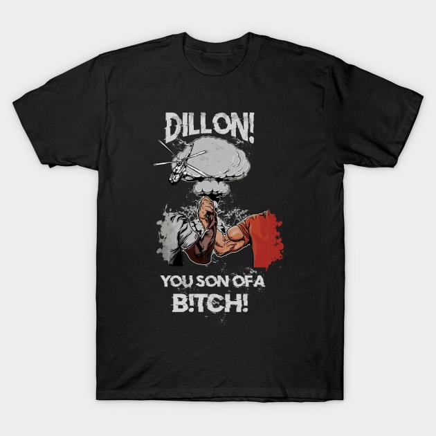 Predator Dillon You Son Of A B!#ch Epic Handshake Men's T-Shirt Size  XL