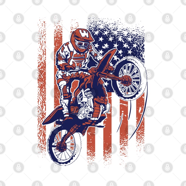 Motocross American Glory by Life2LiveDesign