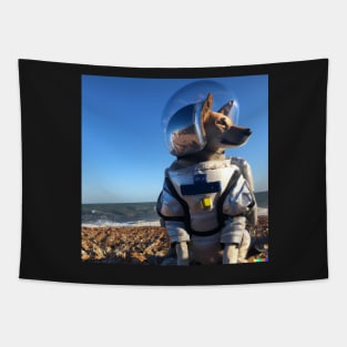 Space Dog #4 Tapestry