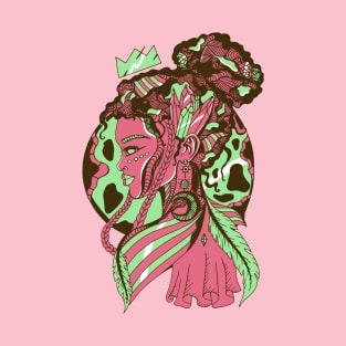 Pink Mint Beauty Queen T-Shirt