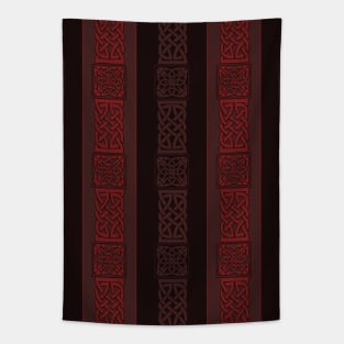 Viking dark red Tapestry